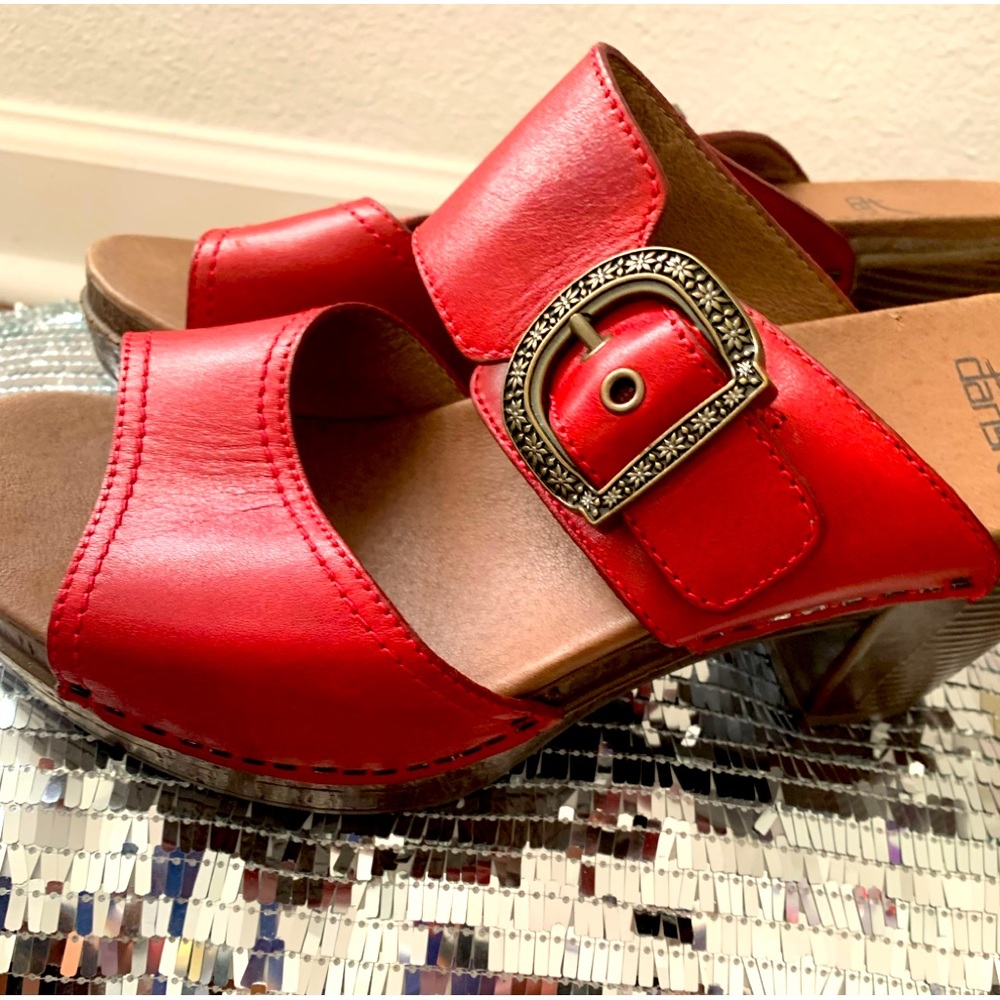 Red Dansko Heels